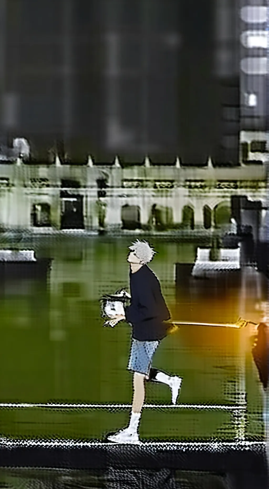 ai character: gojo  background