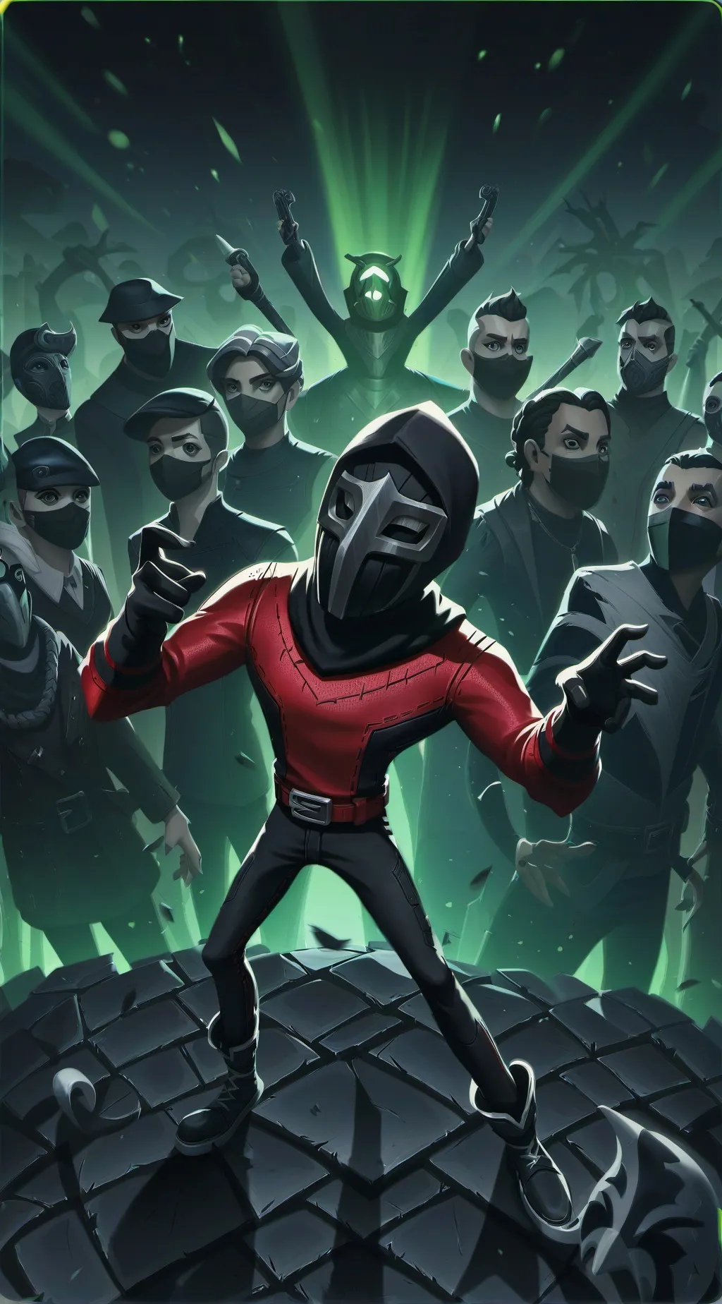 ai character: SQUID GAME 2 background