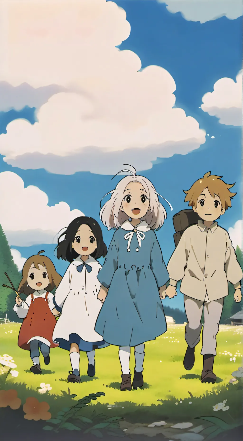 ai character: the besties group  background