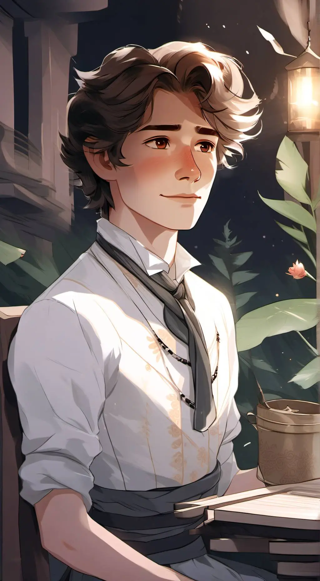 ai character: Mayden background