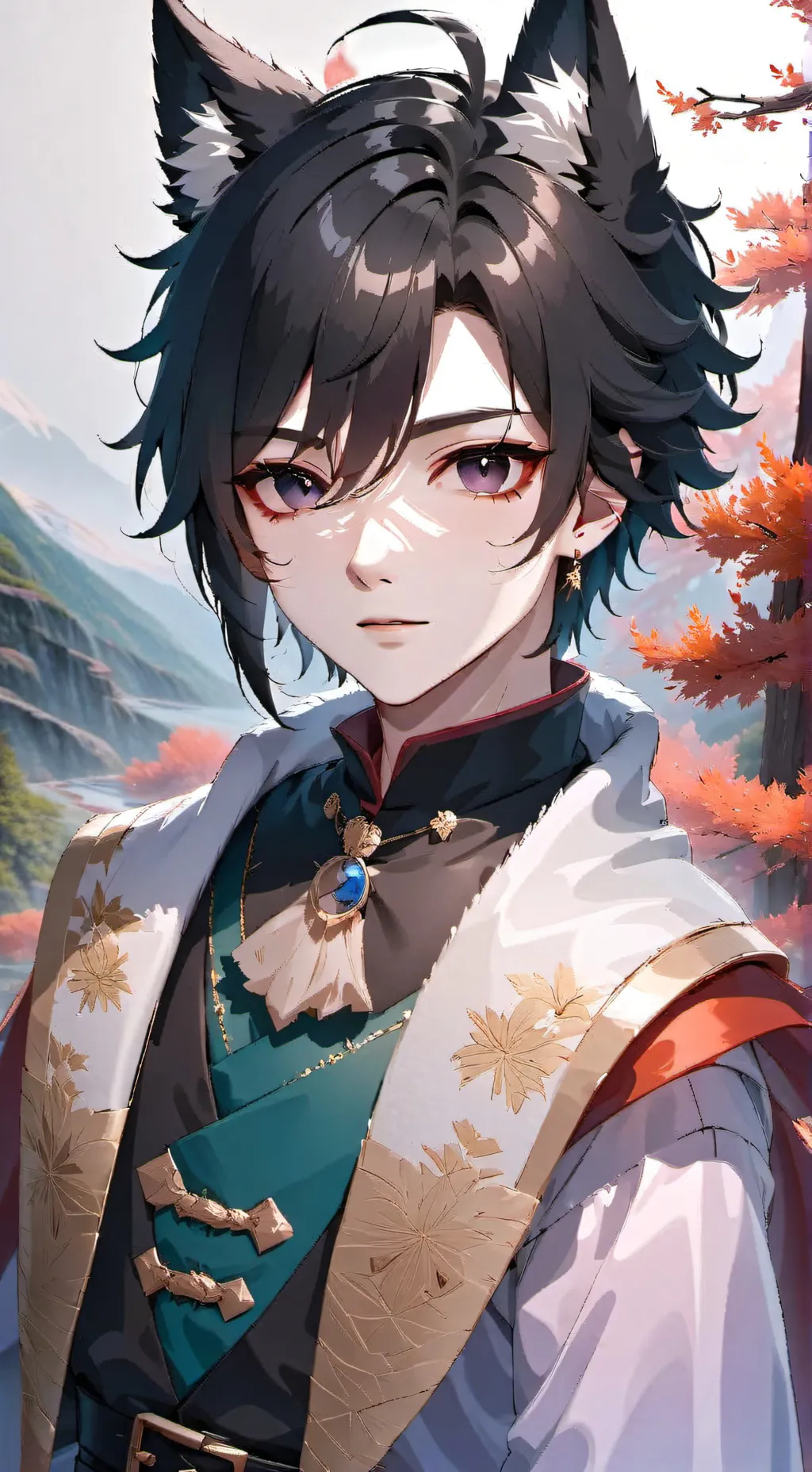 ai character: Aaron  background