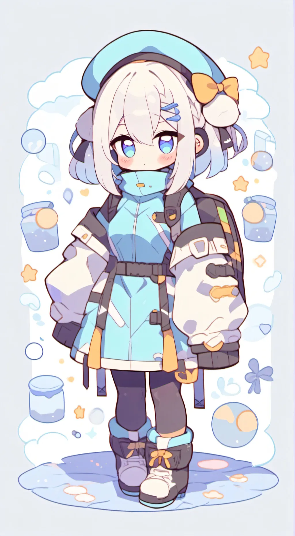 ai character: Sky background