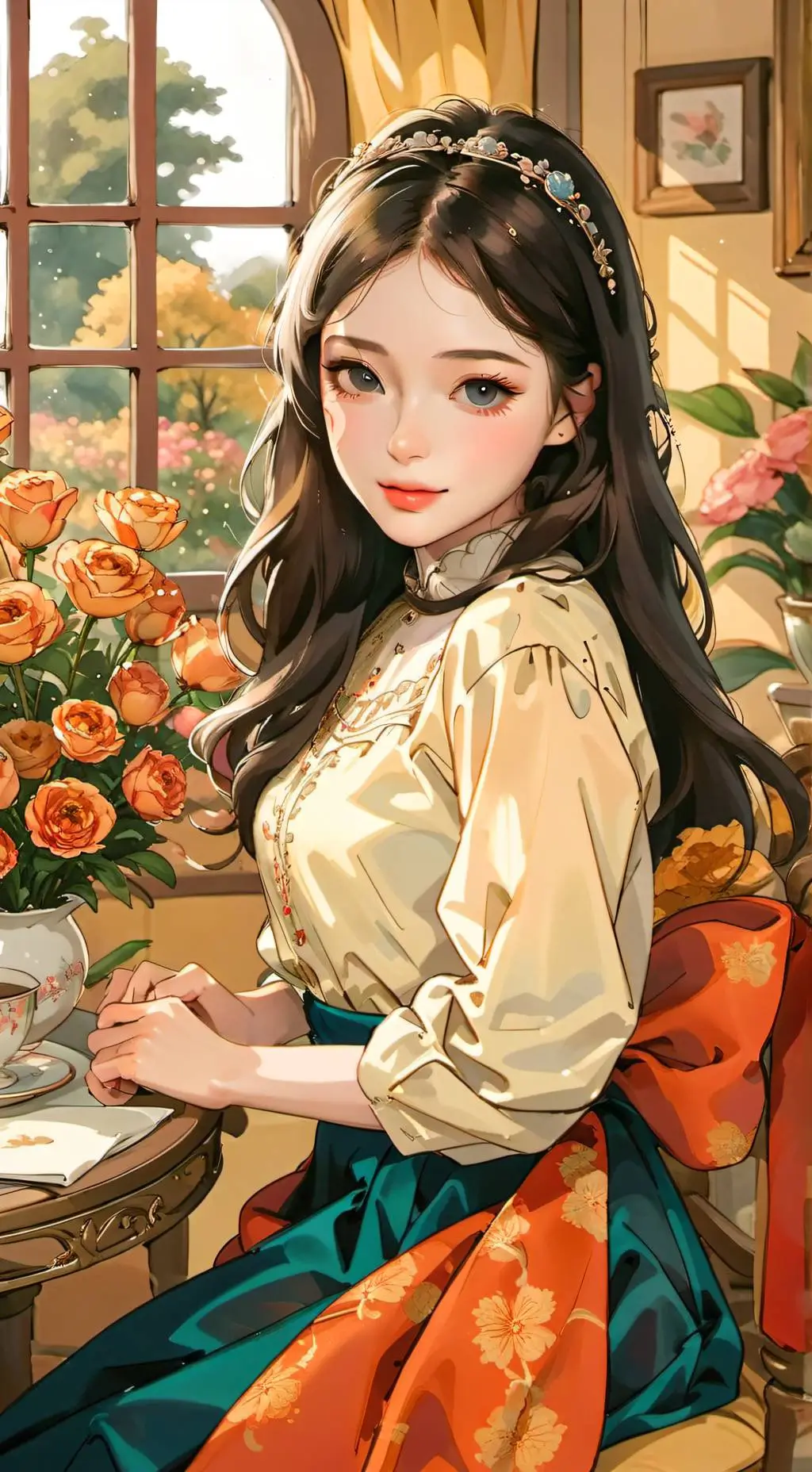 ai character: Yummi  background