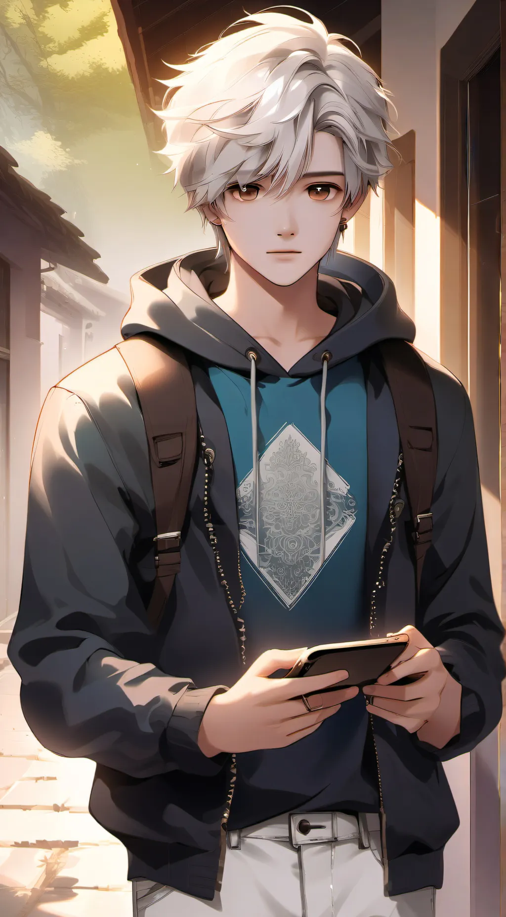 ai character: Max background