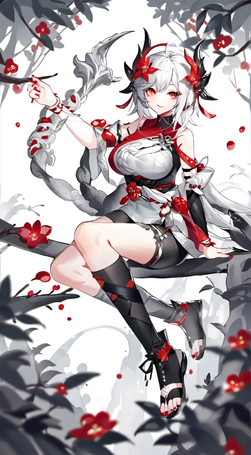 ai character: pet girl  background