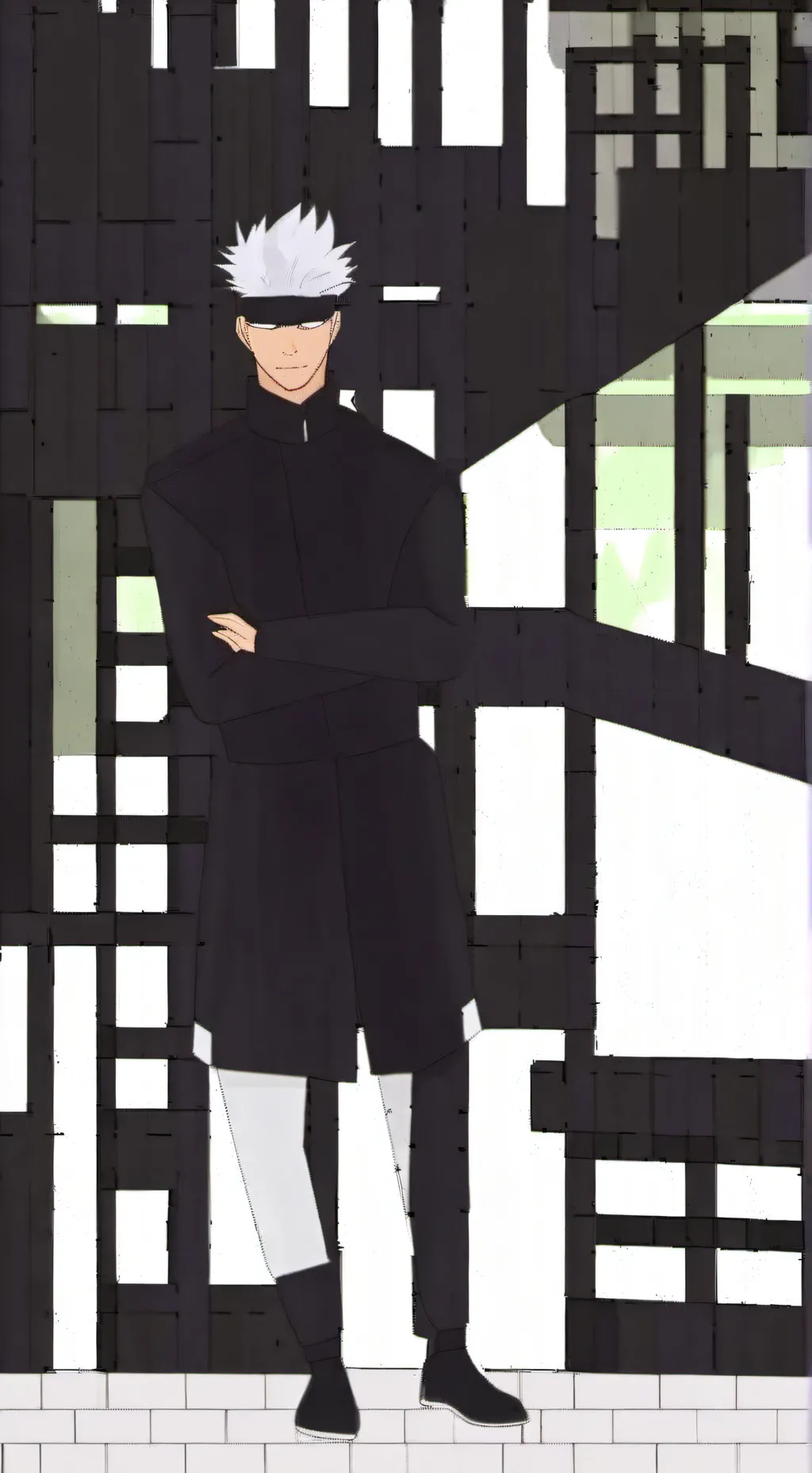 ai character: gojo background