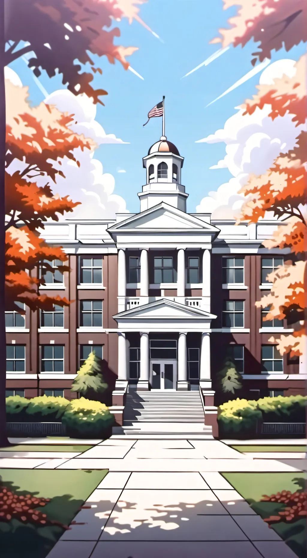 ai character: Smiling critters  background