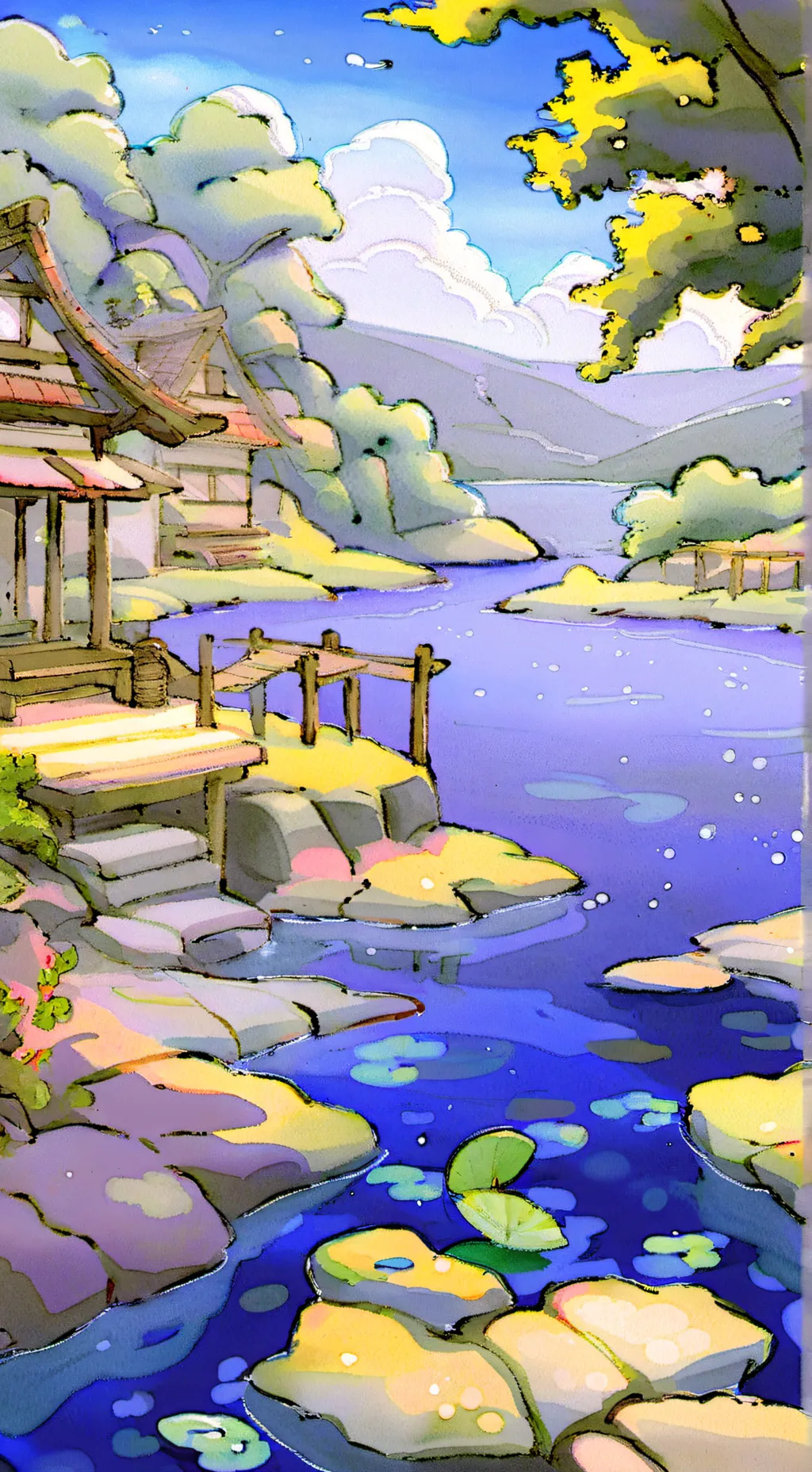 ai character: new year 2025 background