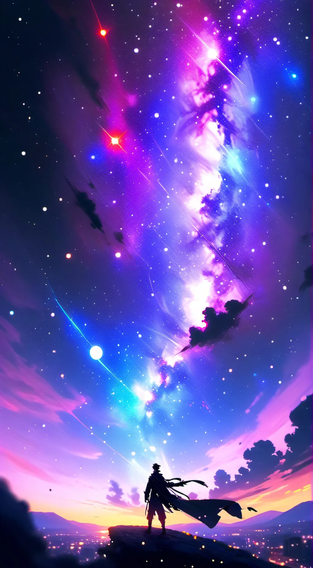 ai character: Mha NEW YEAR background