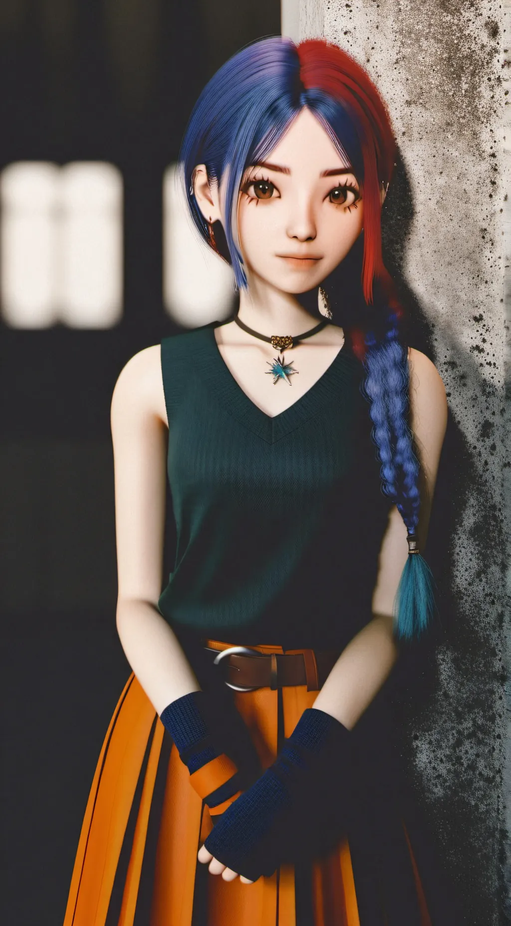 ai character: mha christmas background