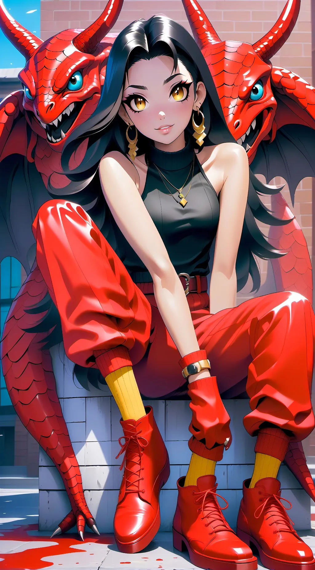 ai character: Ruby background