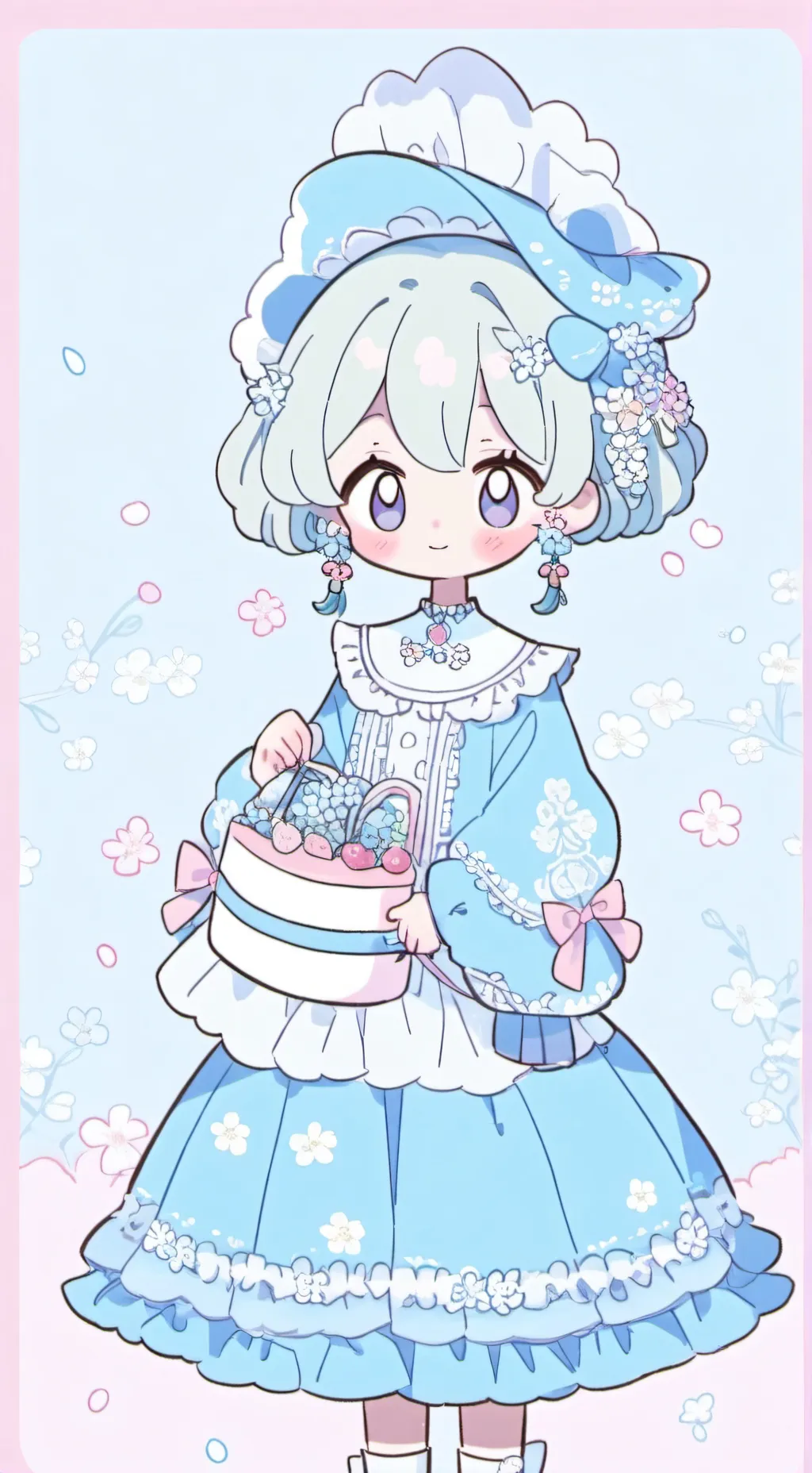 ai character: sprout-dandyworld🍓 background