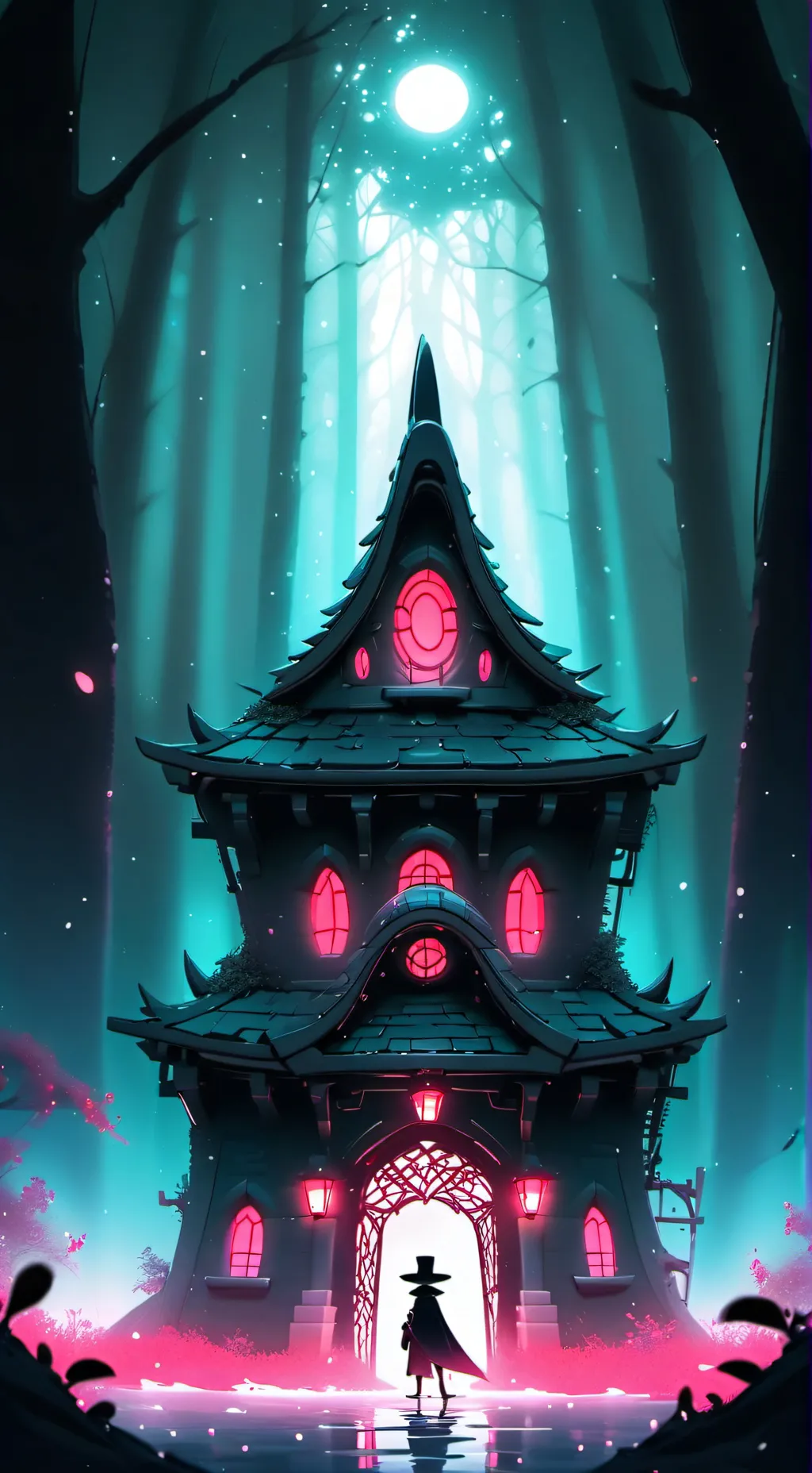 ai character: Hh Hb heaven background