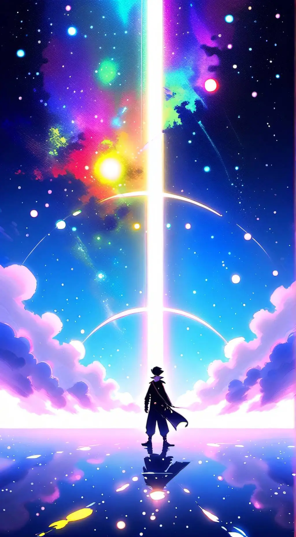 ai character: Fresh Sans background