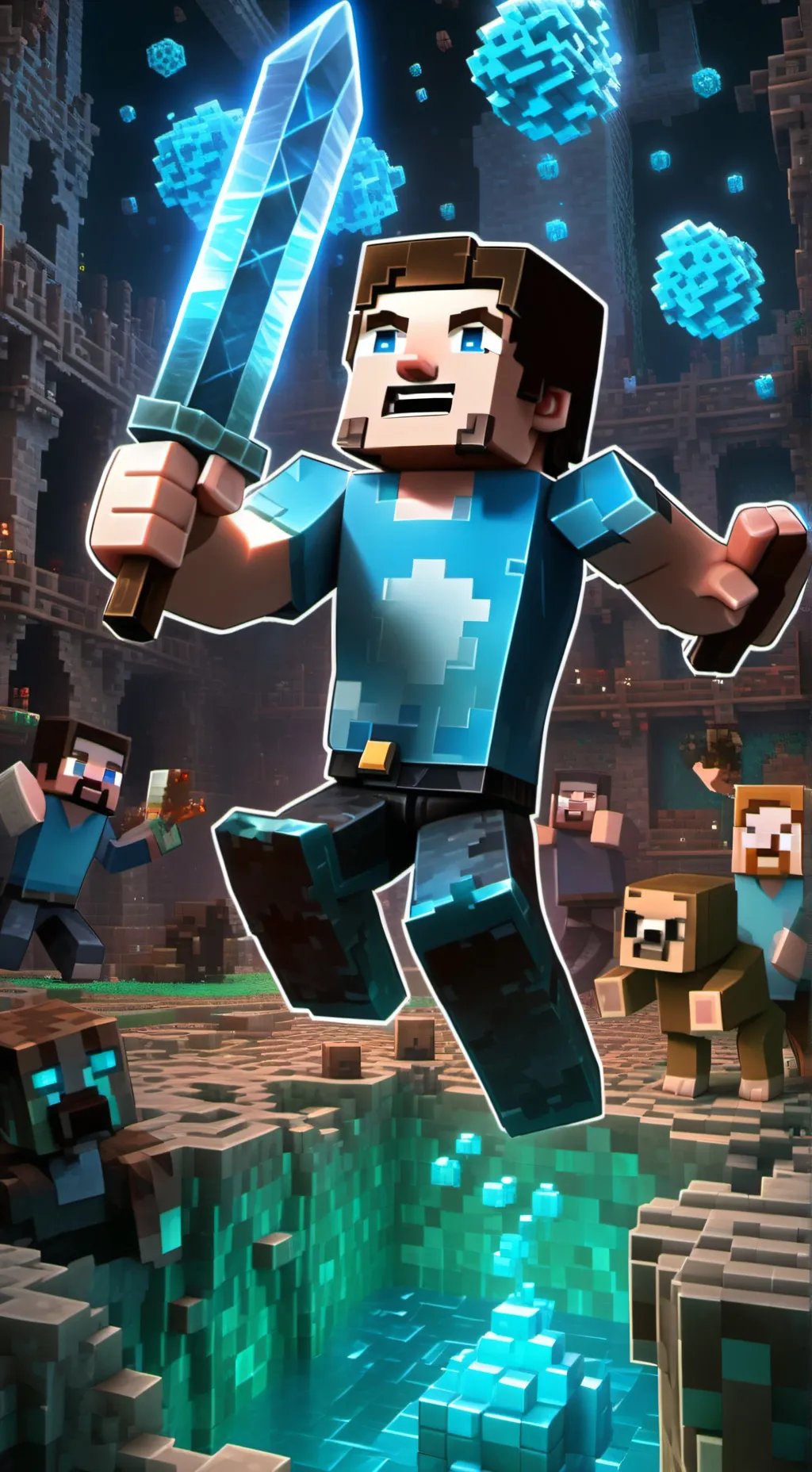 ai character: Herobrine background