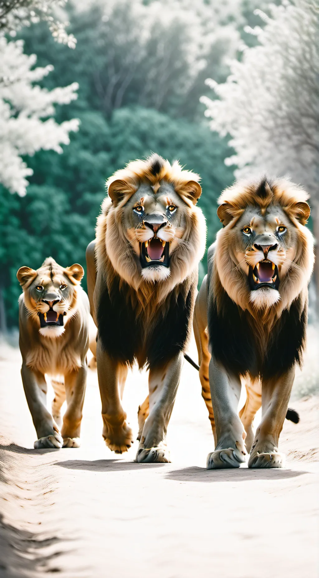 ai character: The Lion King 2 background