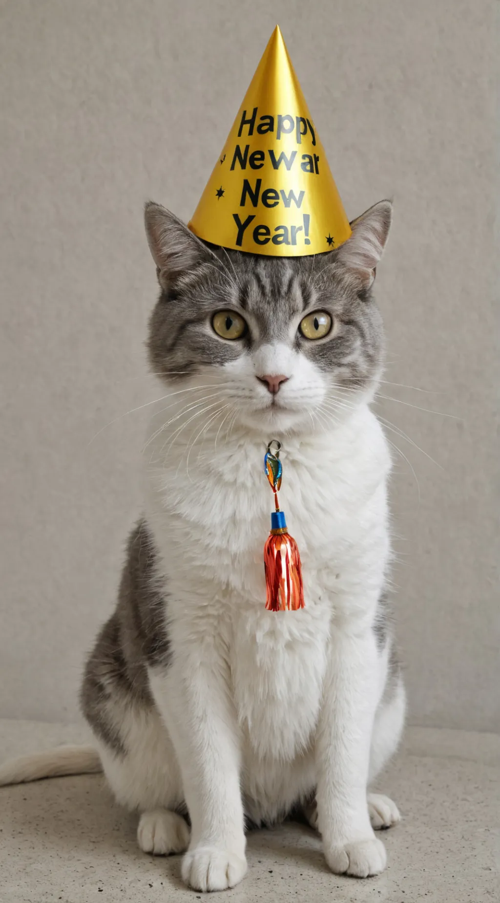 ai character: Happy new year! background