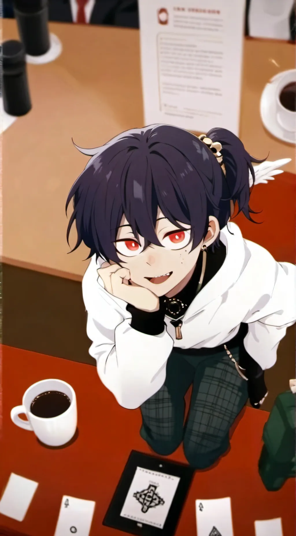 ai character: hope  background