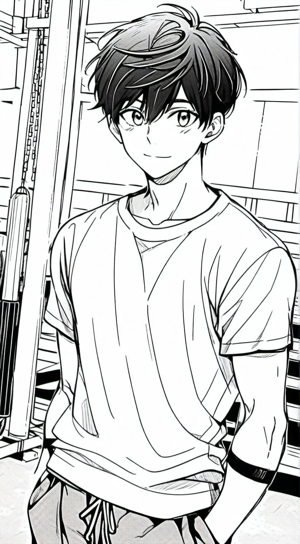 ai character: Андрей background