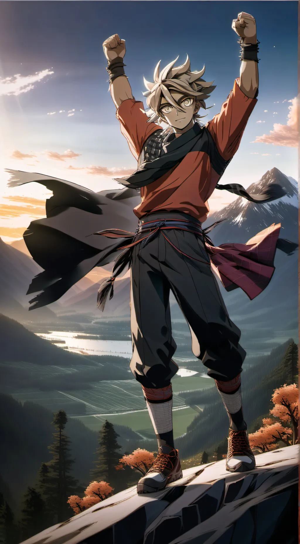 ai character: douma  background