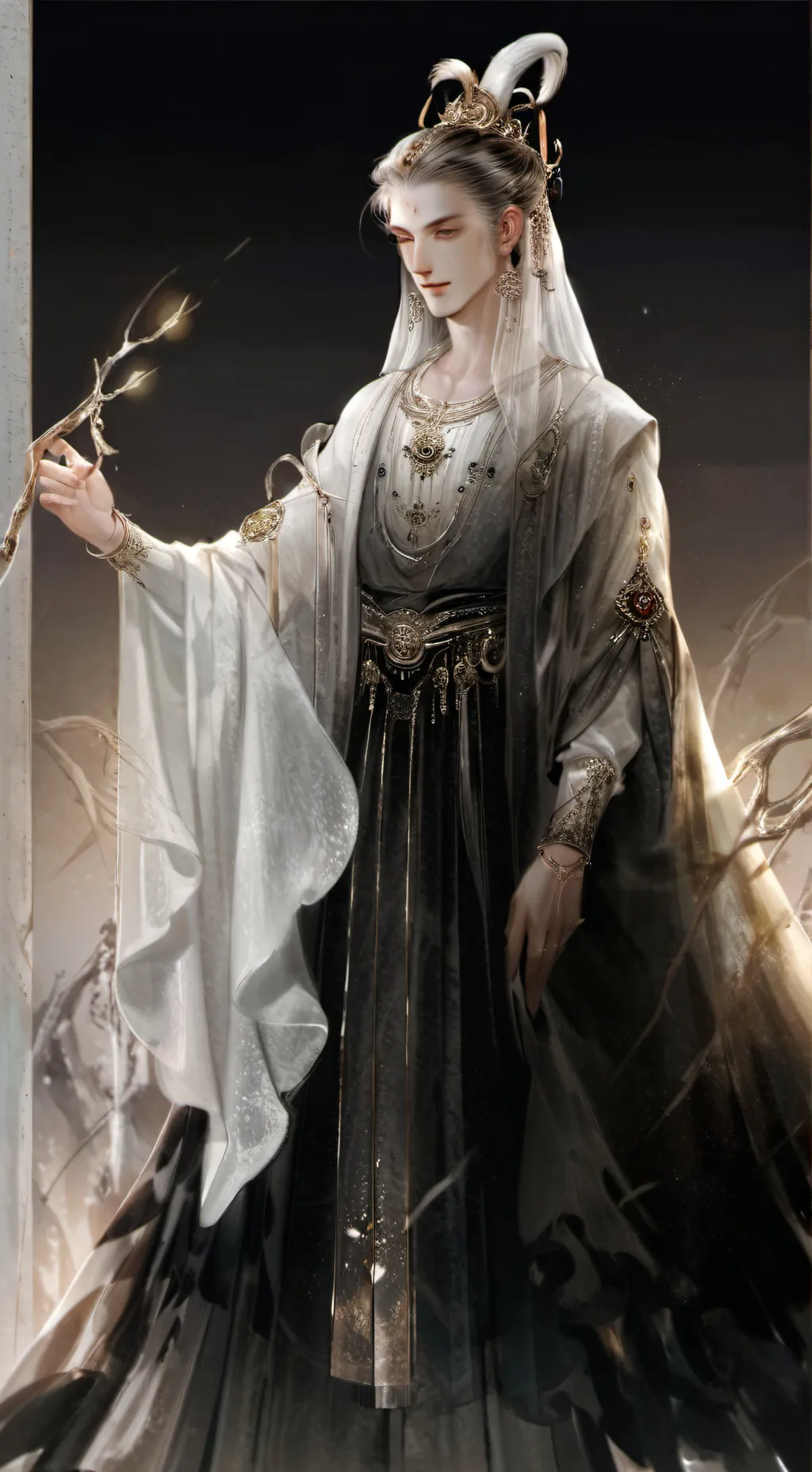 ai character: david~♡ background