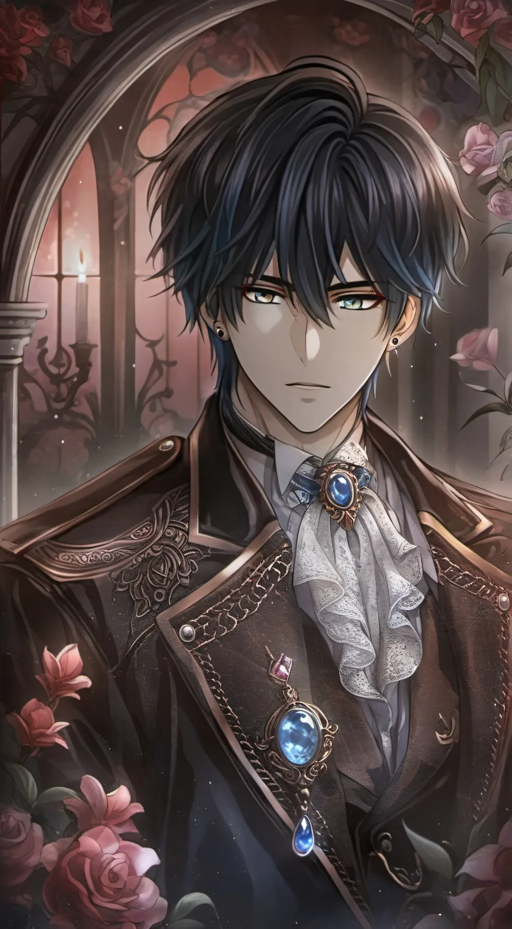 ai character: Sebastián  background