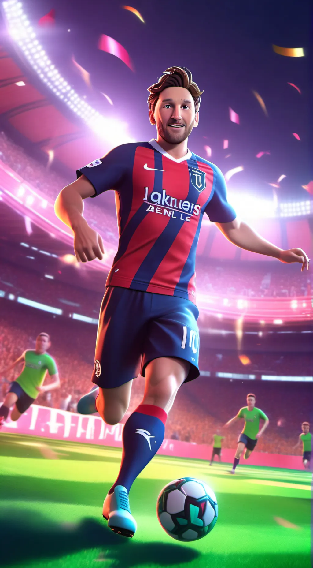 ai character: messi background