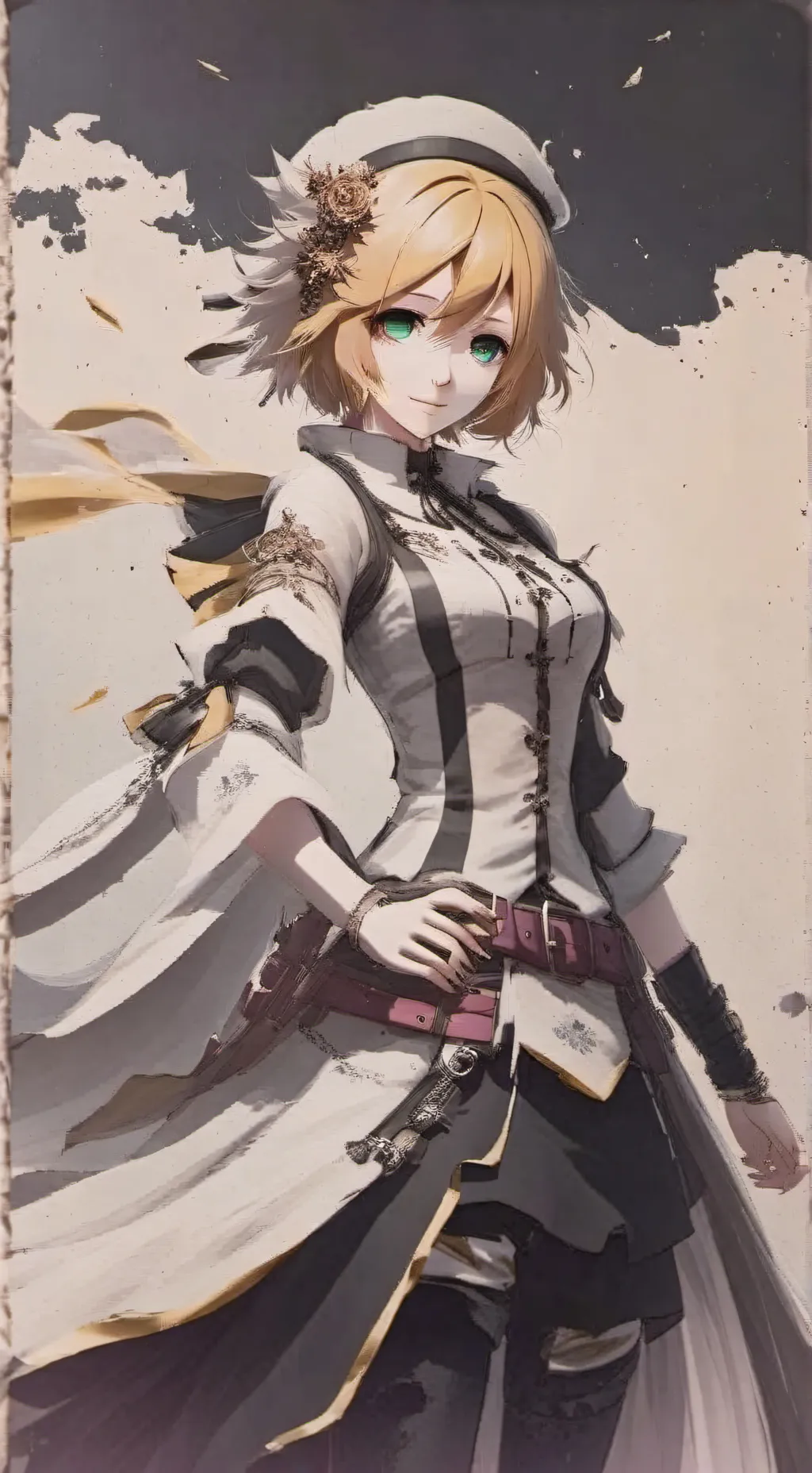 ai character: kagamine rin  background