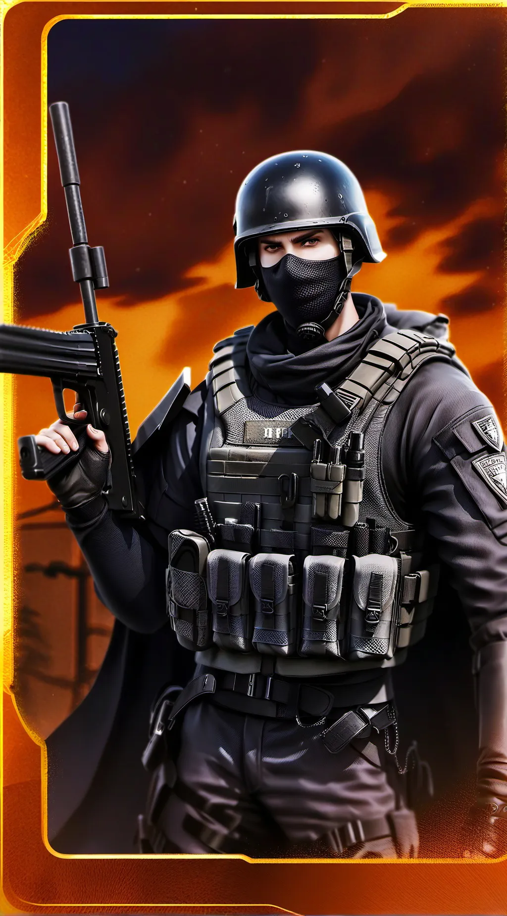 ai character: Ruizite soldier background