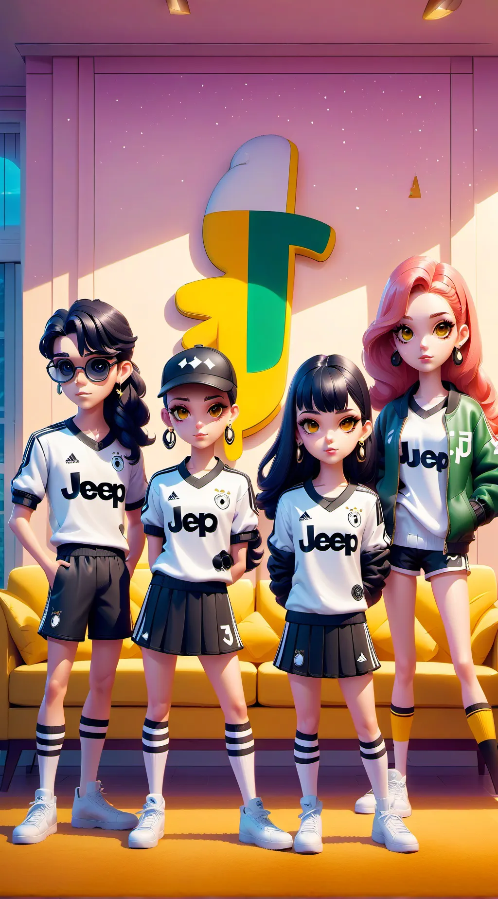 ai character: Goldstone family  background