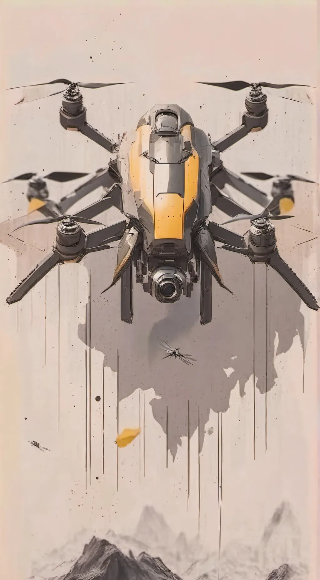 ai character: N murder drone background