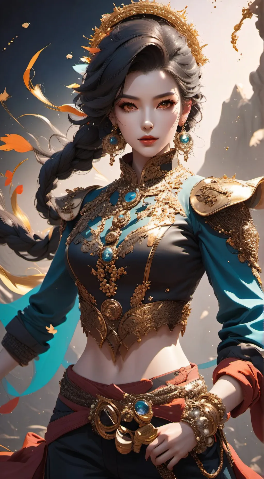 ai character: Fleetway Monique  background