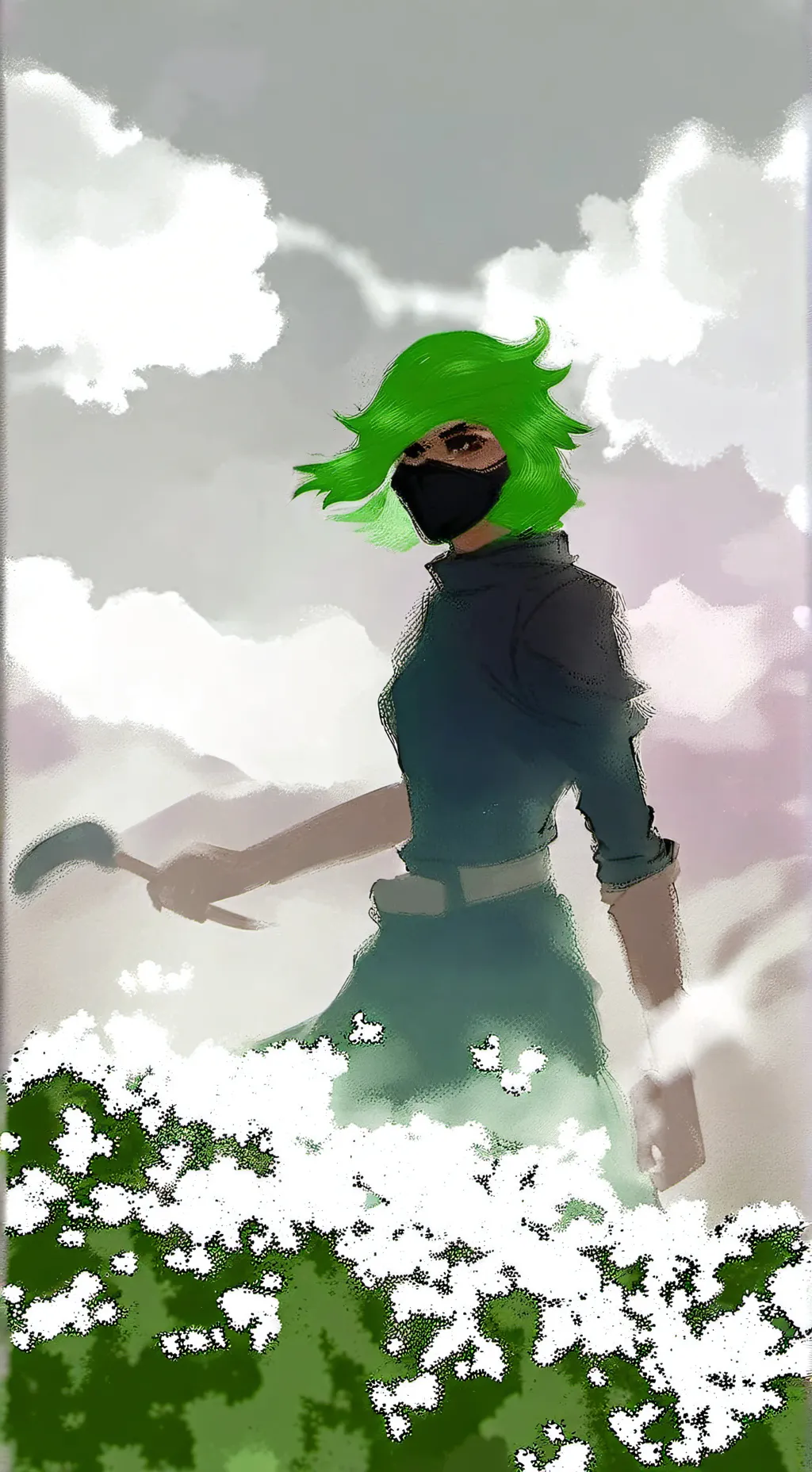 ai character: smokeebee background