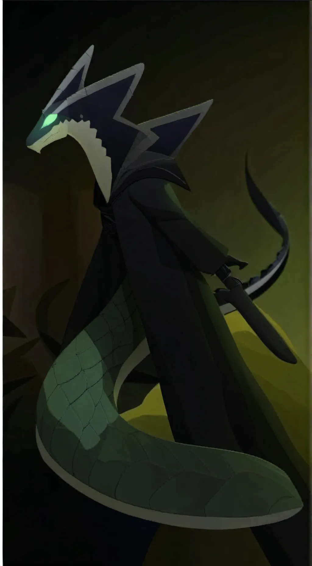 ai character: Sebastian  background