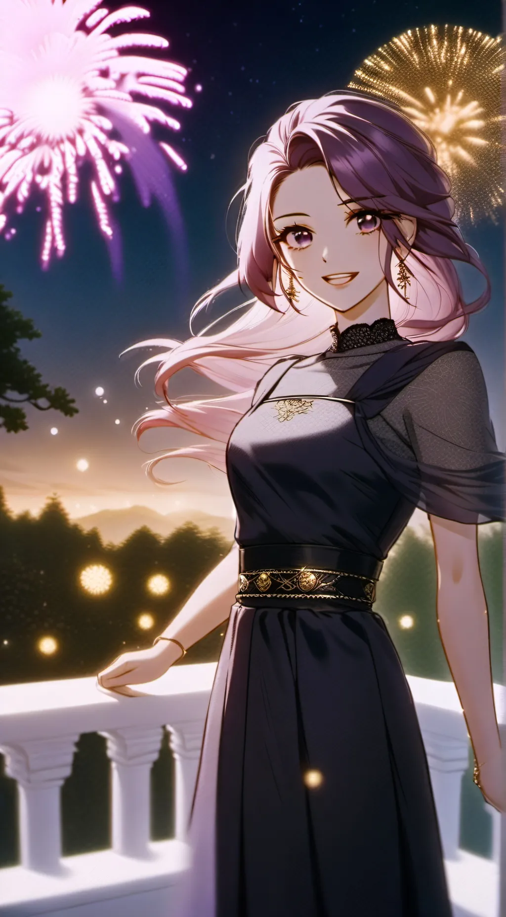 ai character: Izabella Marten  background