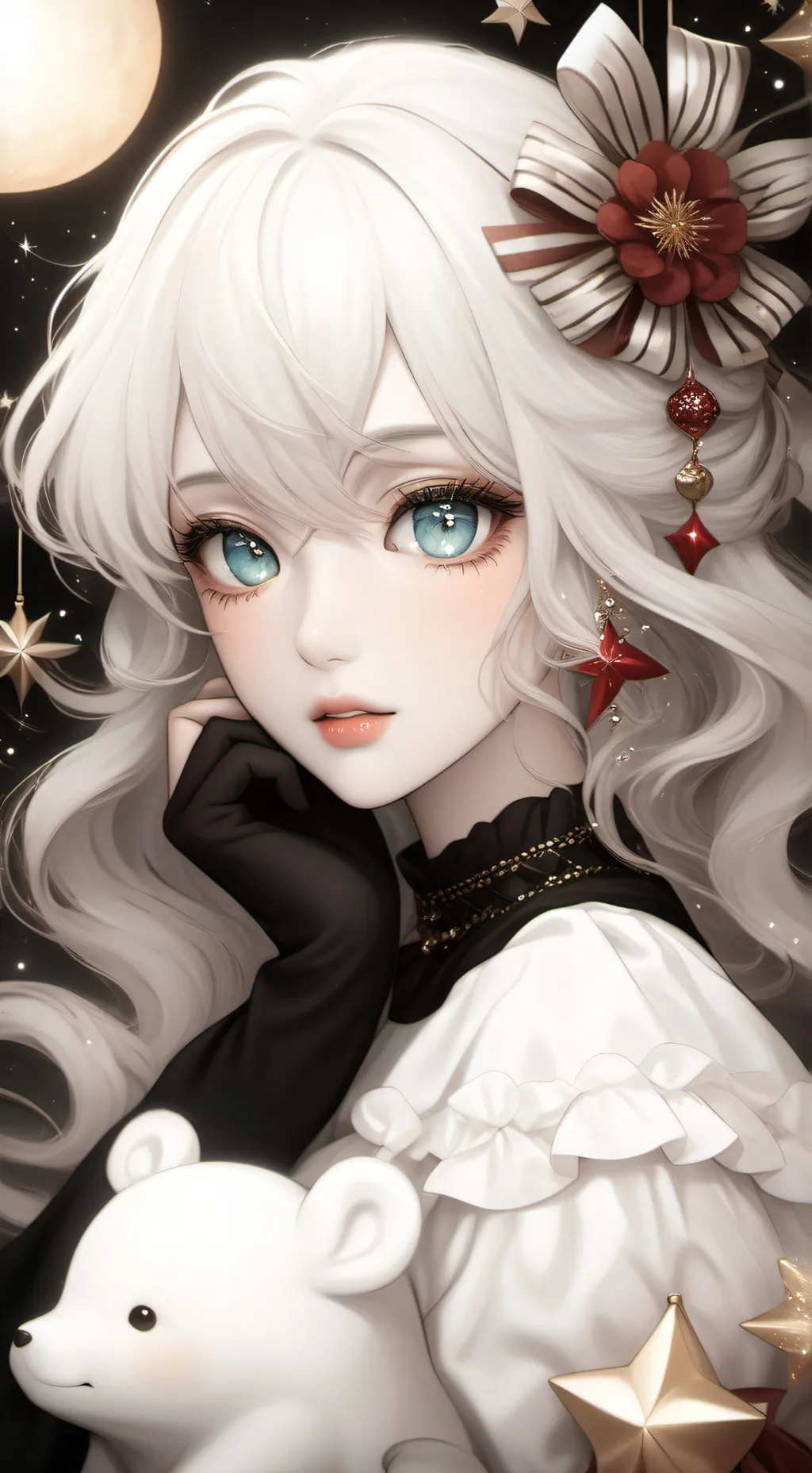 ai character: 🎆 JJK New year!!!🎆 background