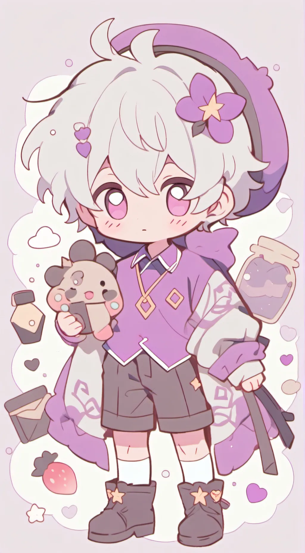 ai character: 👽 RAY RAY 👽 background