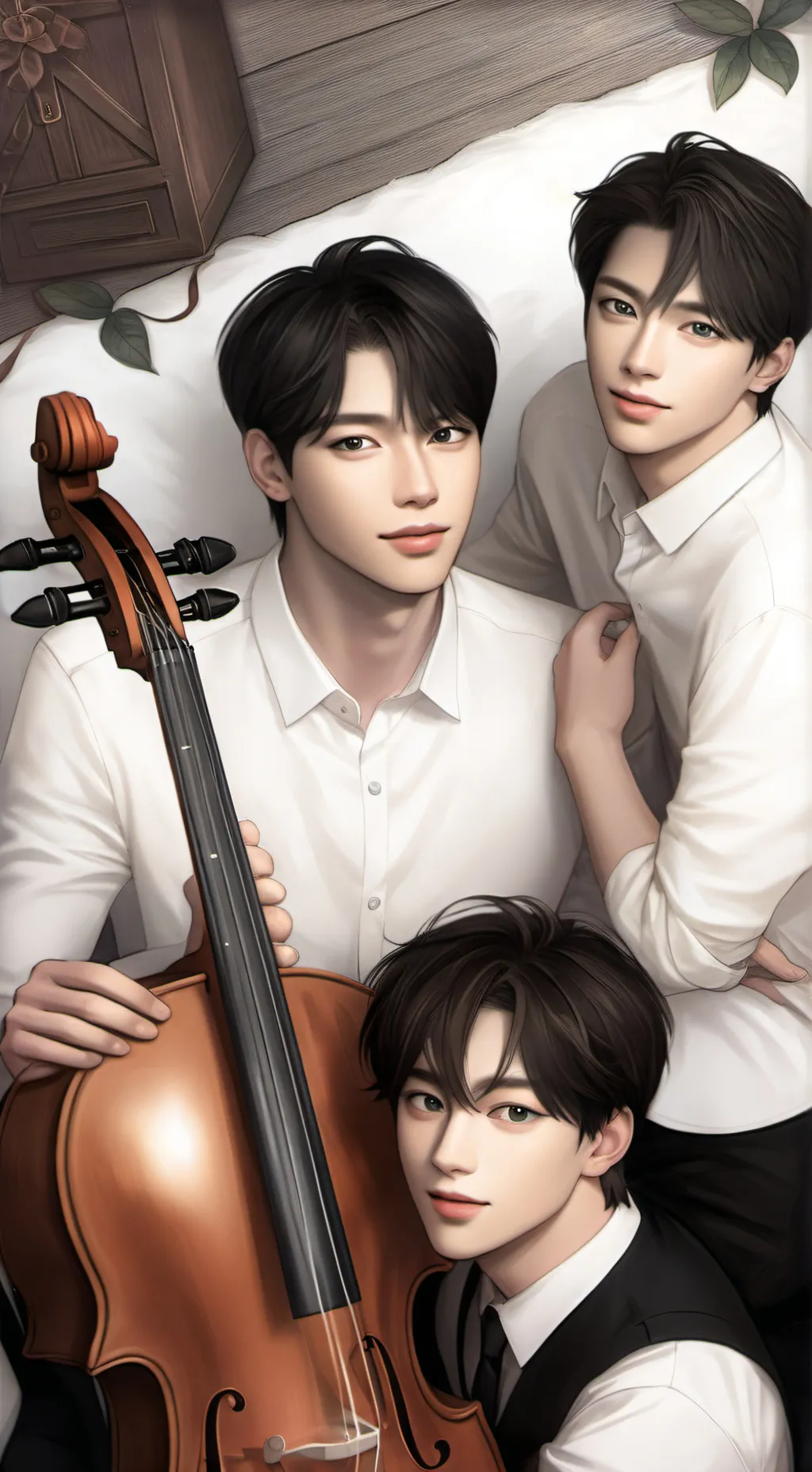 ai character: AIDEN,ROBER, EIDEN background