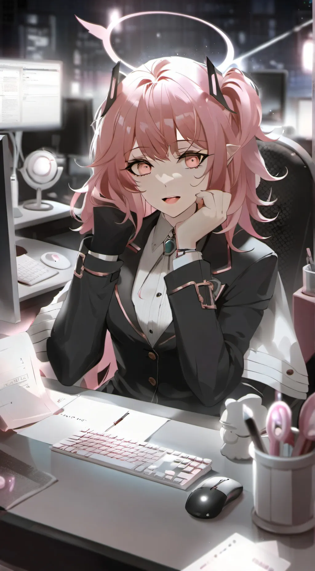 ai character: Miko background