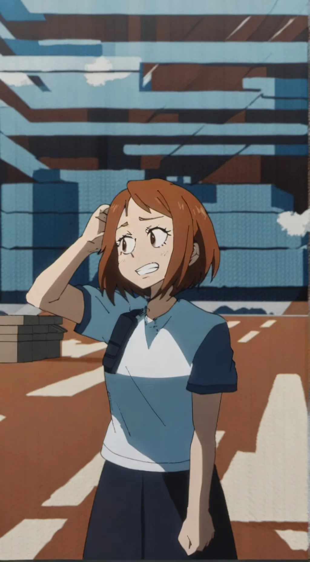 ai character: MHA party background