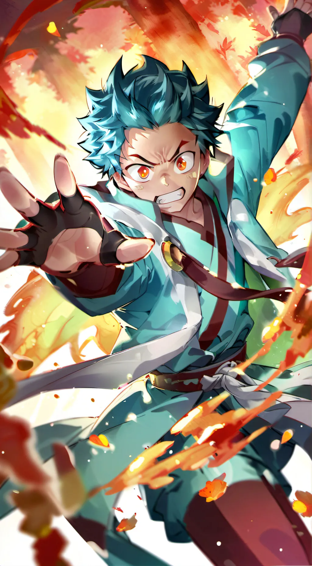 ai character: MHA sleepover background