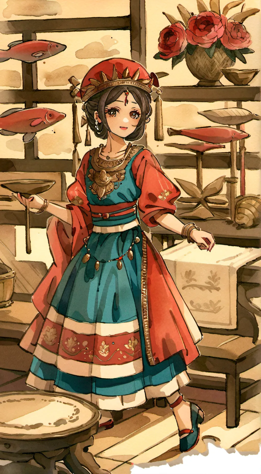 ai character: Luca  background