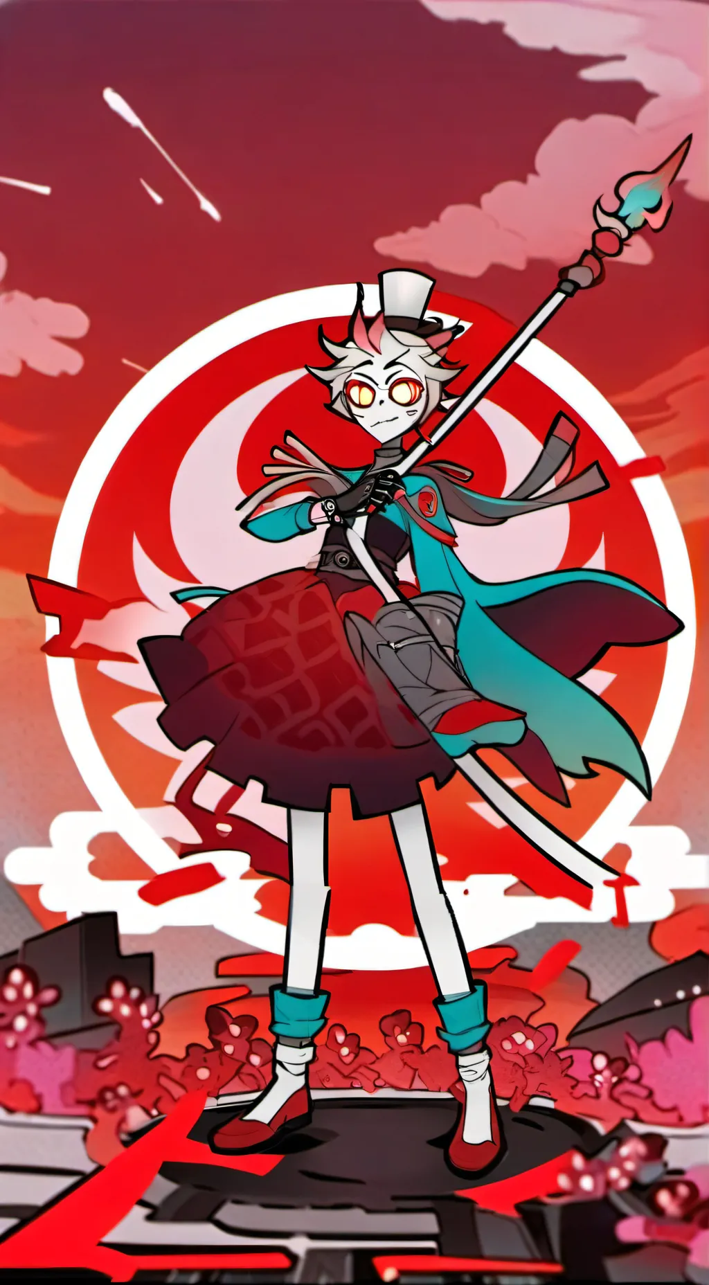 ai character: Lucifer  background