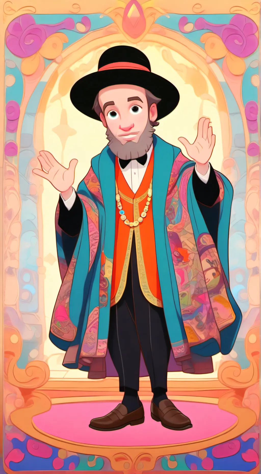 ai character: Israel  background