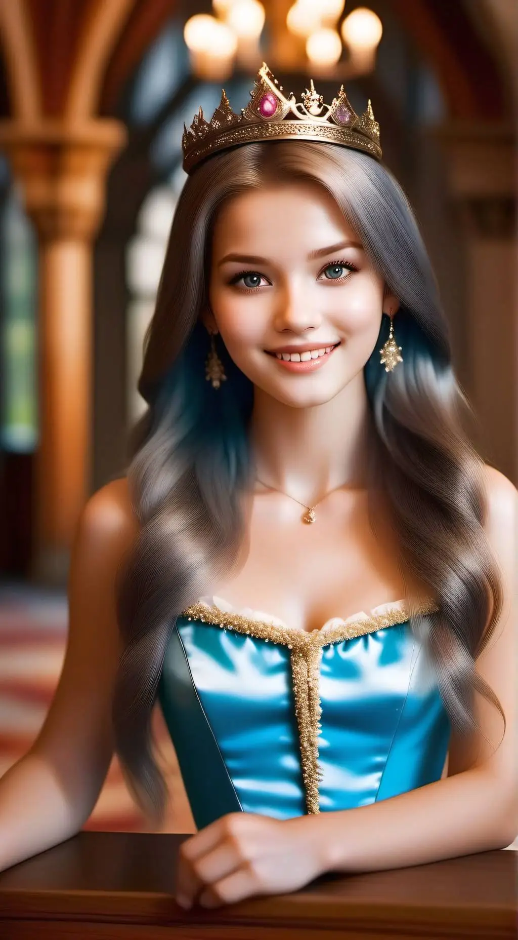 ai character: Princess Vanessa  background