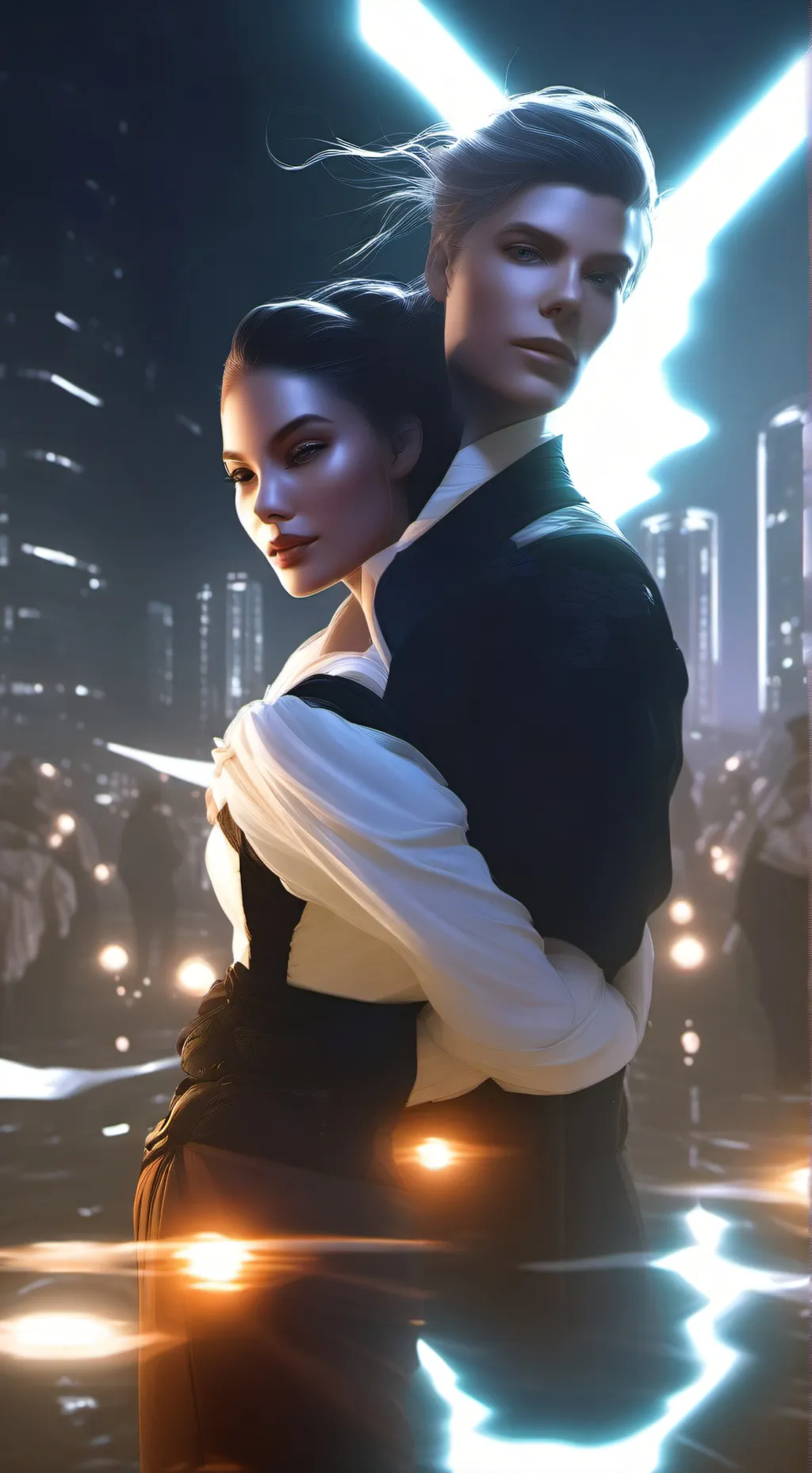 ai character: Yes background