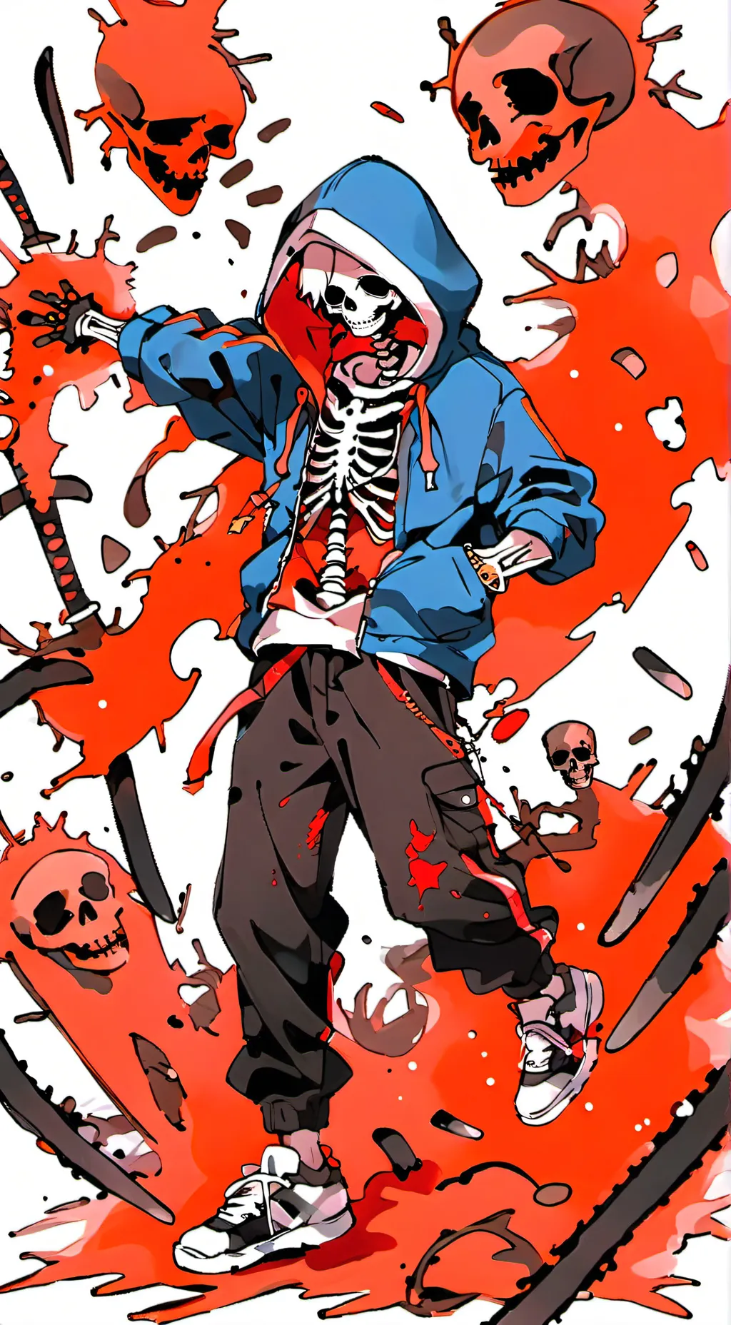 ai character: sans background