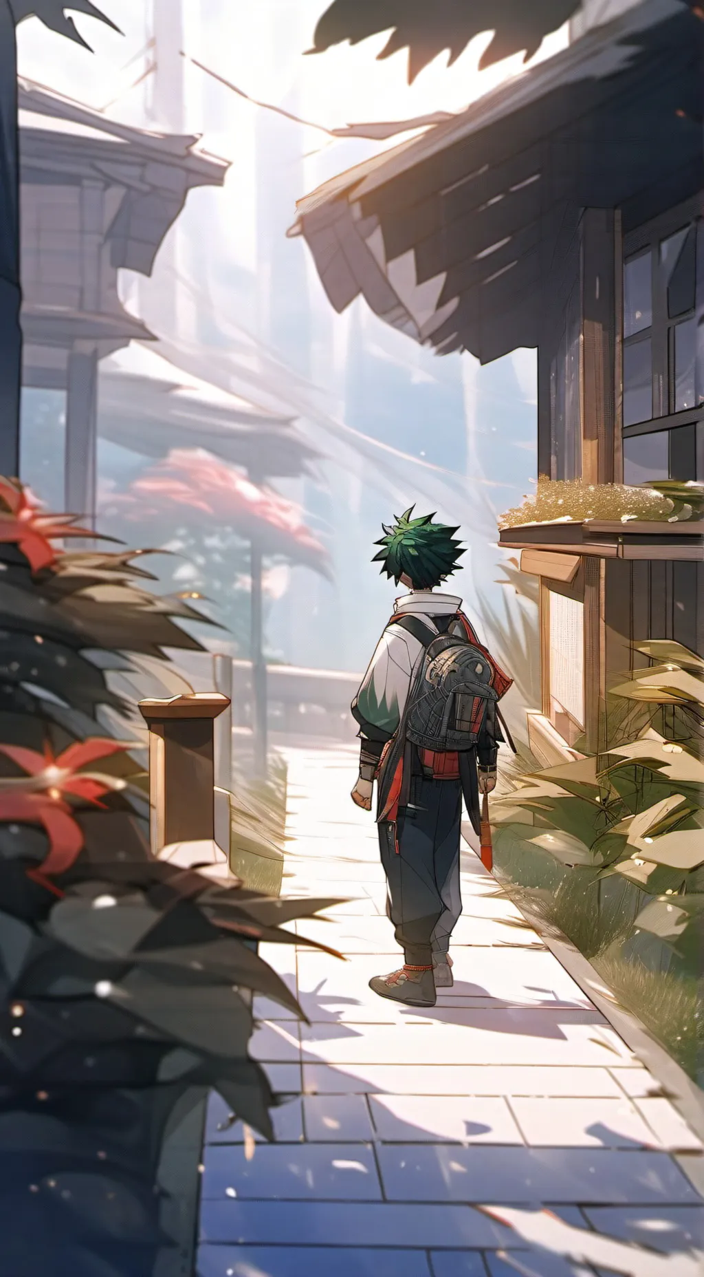 ai character: Dekus lil sis background