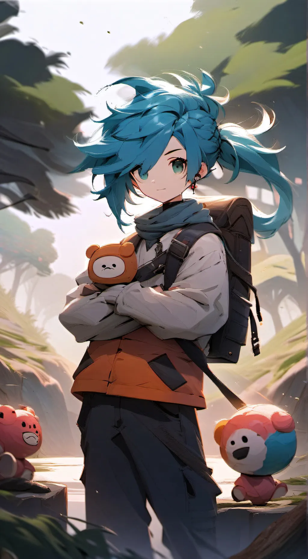 ai character: world of gumball  background