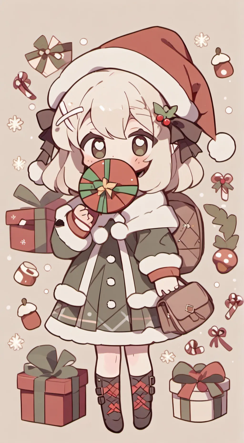 ai character: Sbg christmas DAY background